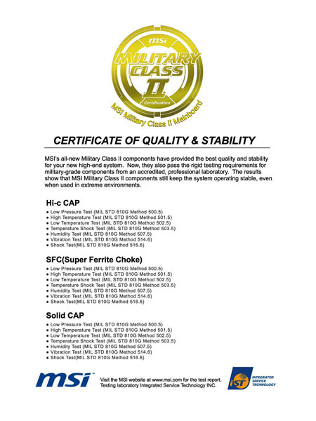 IST Certificate Quality & Stability