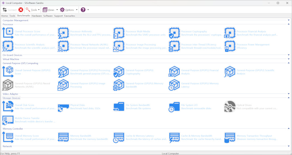 SiSoftware SANDRA - Benchmark Image