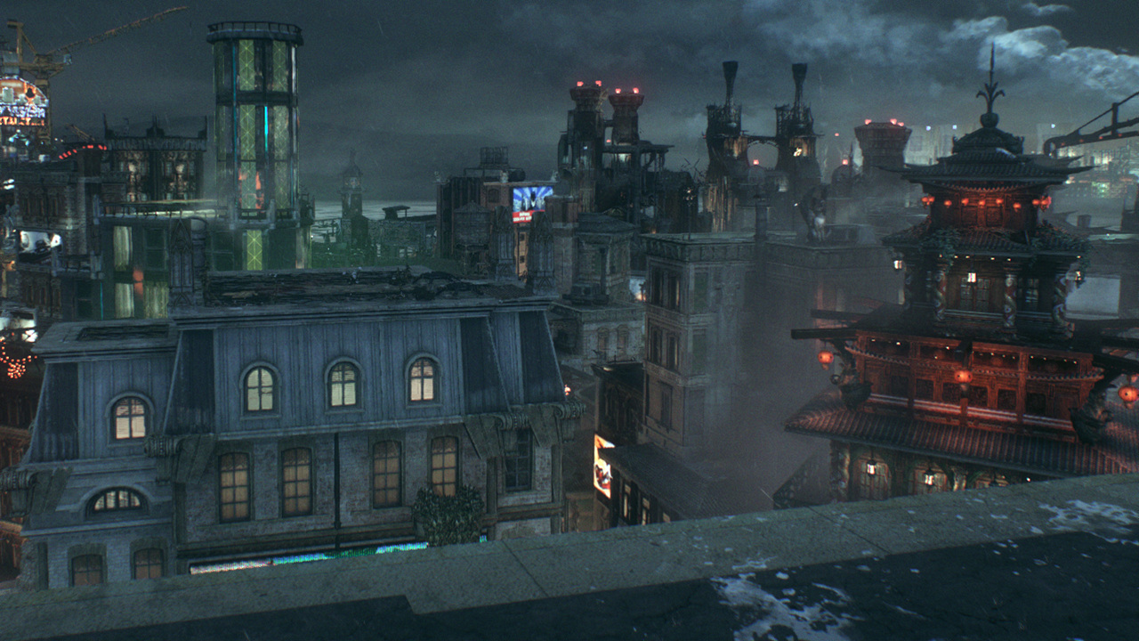 BatmanArkhamKnight - Screenshot Quality Compare