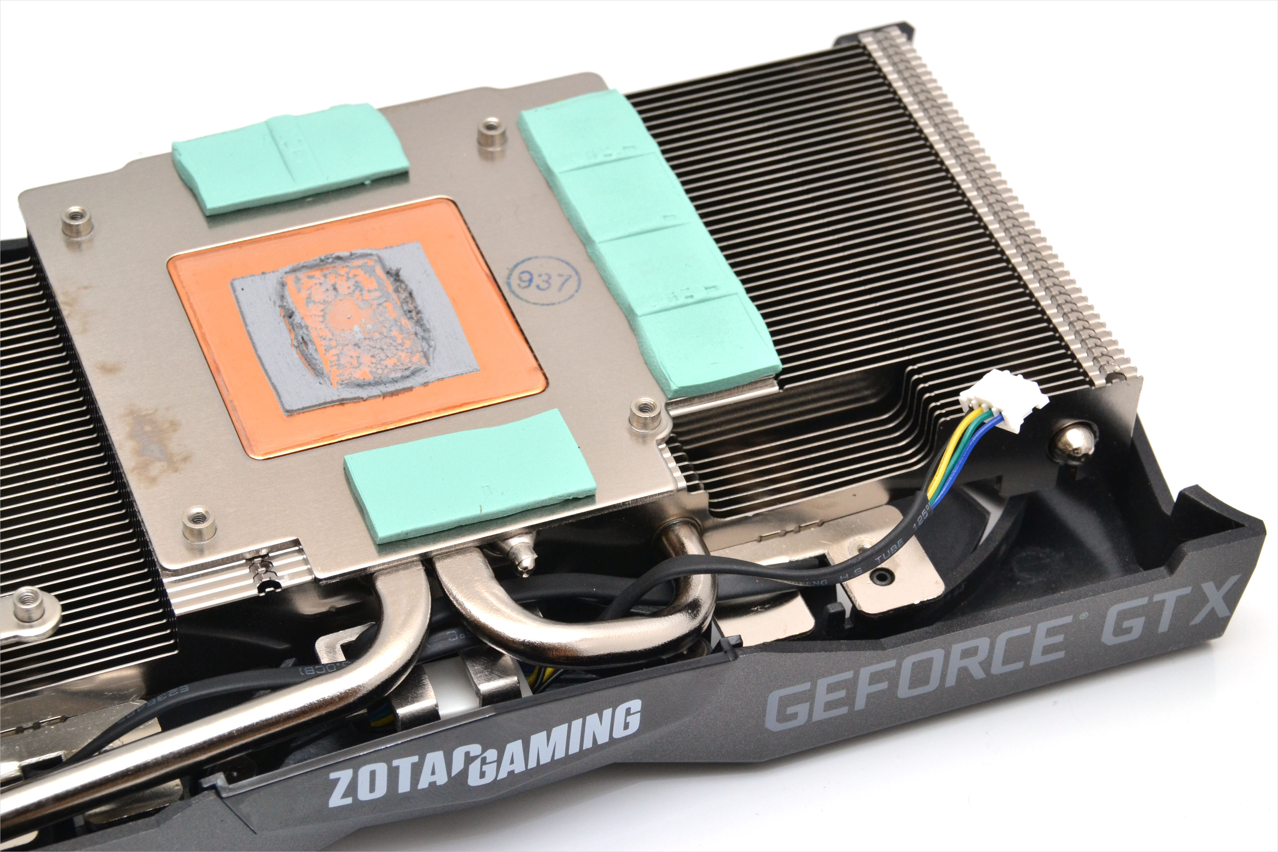 ZOTAC GeForce GTX 1660 AMP! Edition Backplate - GPU contact block