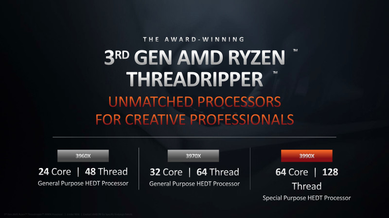 AMD Ryzen TR 3000-series Processor - Presentation Slide 02